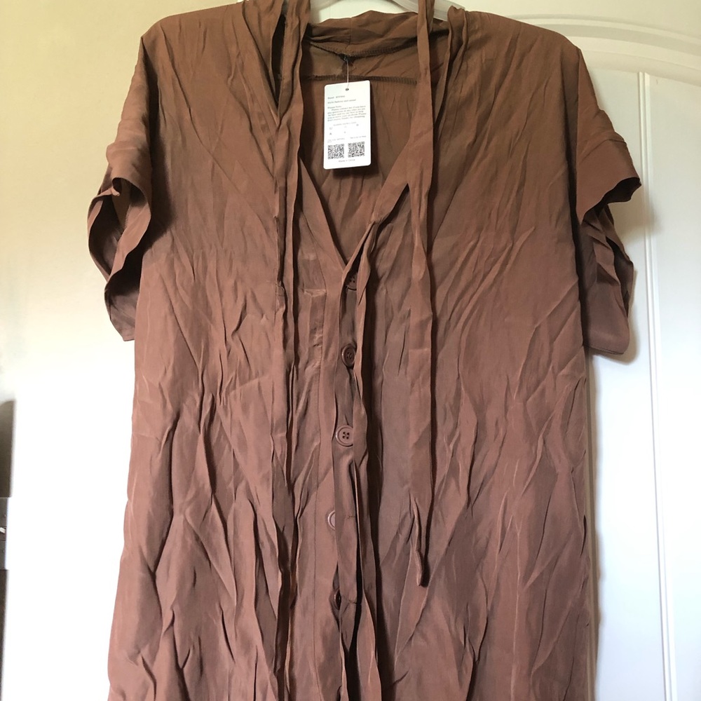 Mini dress w belt